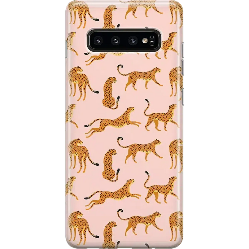 On the Prowl | Pink Leopard Print Samsung Case Samsung Case get.casely 