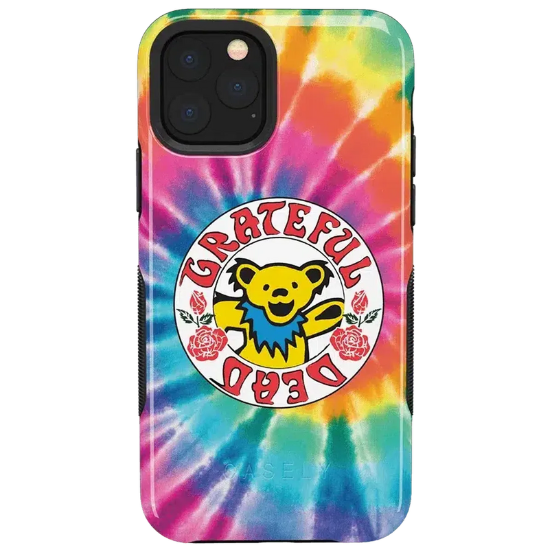 On Tour | Grateful Dead Tie Dye Sticker Case iPhone Case Grateful Dead Bold iPhone 11 Pro Max 
