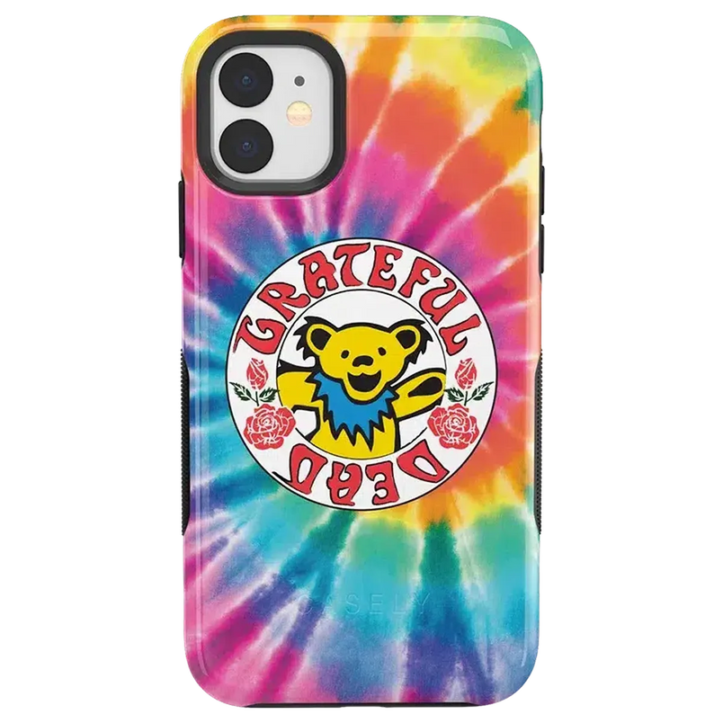 On Tour | Grateful Dead Tie Dye Sticker Case iPhone Case Grateful Dead Bold iPhone 11 