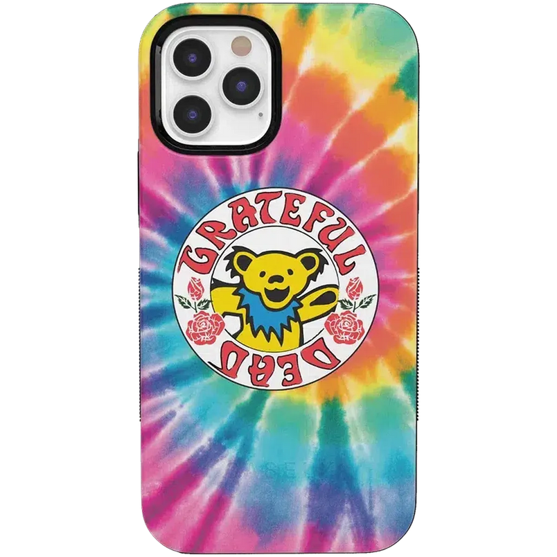 On Tour | Grateful Dead Tie Dye Sticker Case iPhone Case Grateful Dead Bold iPhone 12 Pro 