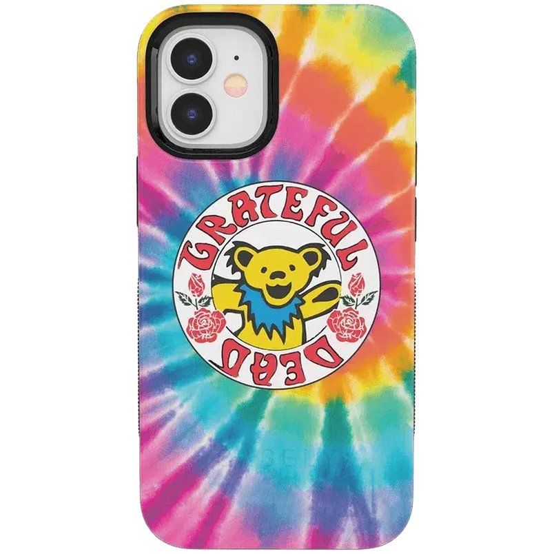 On Tour | Grateful Dead Tie Dye Sticker Case iPhone Case Grateful Dead Bold iPhone 12 