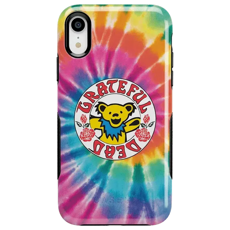 On Tour | Grateful Dead Tie Dye Sticker Case iPhone Case Grateful Dead Bold iPhone XR 