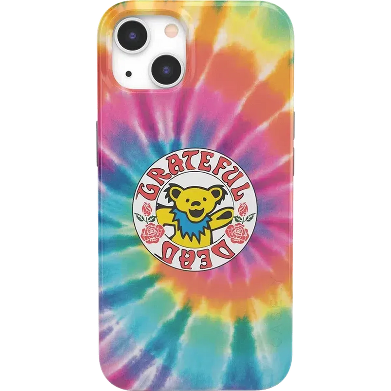 On Tour | Grateful Dead Tie Dye Sticker Case iPhone Case Grateful Dead Classic + MagSafe® iPhone 13 