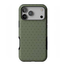 On the Dot | Olive Green Polka Dot Case