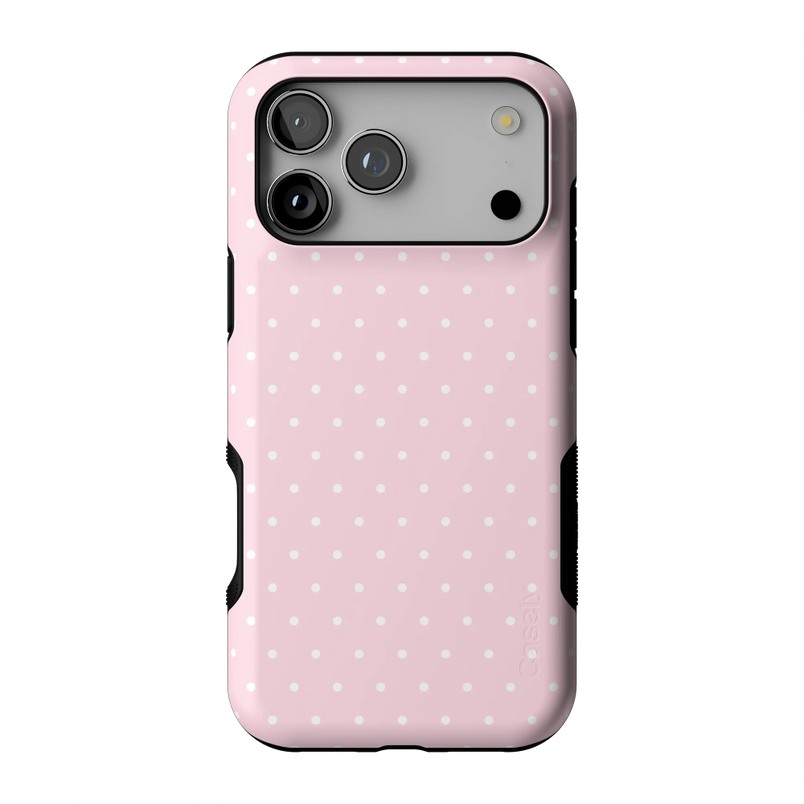 On the Dot | Pink & White Polka Dot Case