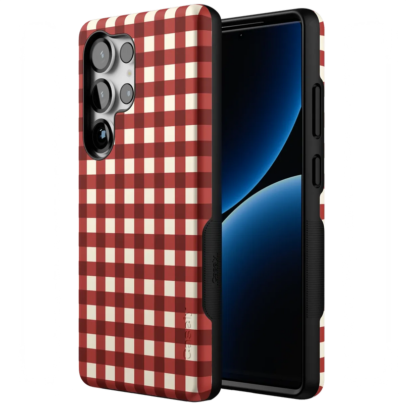 Checked Twice | Red Plaid Case