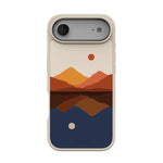 Opposites Attract | Day & Night Colorblock Mountains Case iPhone Case get.casely Align + MagSafe® iPhone 17 Air 