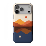 Opposites Attract | Day & Night Colorblock Mountains Case iPhone Case get.casely Bold Flex + MagSafe® iPhone 17 Pro Max 