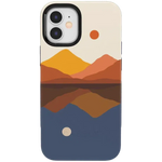 Opposites Attract | Day & Night Colorblock Mountains Case iPhone Case get.casely Bold iPhone 12