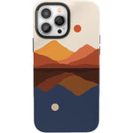 Opposites Attract | Day & Night Colorblock Mountains Case iPhone Case get.casely Bold + MagSafe® iPhone 13 Pro