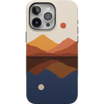 Opposites Attract | Day & Night Colorblock Mountains Case iPhone Case get.casely Bold + MagSafe® iPhone 15 Pro Max
