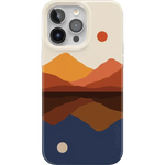 Opposites Attract | Day & Night Colorblock Mountains Case iPhone Case get.casely Classic + MagSafe® iPhone 15 Pro Max