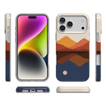 Opposites Attract | Day & Night Colorblock Mountains Case iPhone Case get.casely