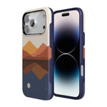 Opposites Attract | Day & Night Colorblock Mountains Case iPhone Case get.casely 
