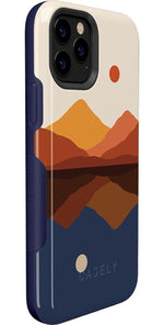 Opposites Attract | Day & Night Colorblock Mountains Case iPhone Case get.casely