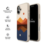 Opposites Attract | Day & Night Colorblock Mountains Case iPhone Case get.casely 