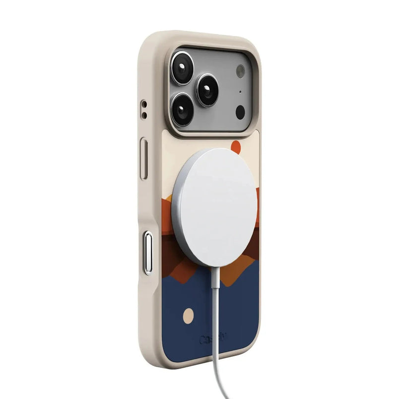 Opposites Attract | Day & Night Colorblock Mountains Case iPhone Case get.casely 