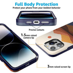 Opposites Attract | Day & Night Colorblock Mountains Case iPhone Case get.casely 