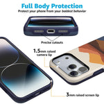 Opposites Attract | Day & Night Colorblock Mountains Case iPhone Case get.casely 