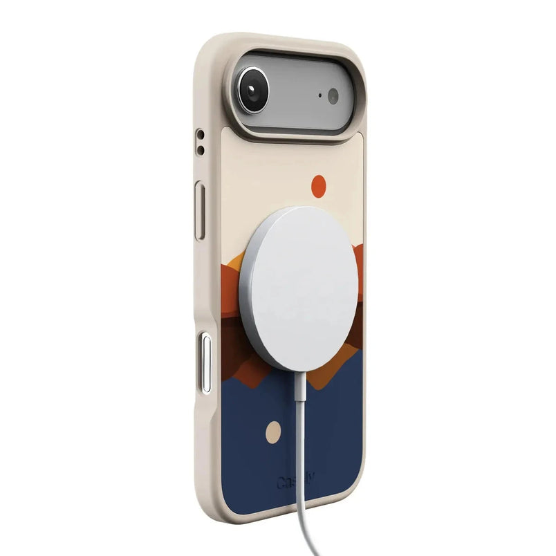 Opposites Attract | Day & Night Colorblock Mountains Case iPhone Case get.casely 