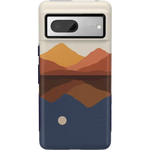 Opposites Attract | Day & Night Colorblock Mountains Google Pixel Case Google Pixel Case get.casely Bold Google Pixel 7 