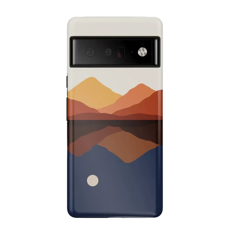 Opposites Attract | Day & Night Colorblock Mountains Google Pixel Case Google Pixel Case Casetry Essential Google Pixel 6 Pro
