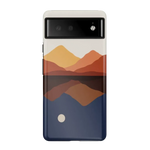 Opposites Attract | Day & Night Colorblock Mountains Google Pixel Case Google Pixel Case Casetry Essential Google Pixel 6