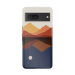 Opposites Attract | Day & Night Colorblock Mountains Google Pixel Case Google Pixel Case Casetry Essential Google Pixel 7