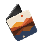 Opposites Attract | Day & Night Colorblock Mountains Kindle Case Kindle Case get.casely 