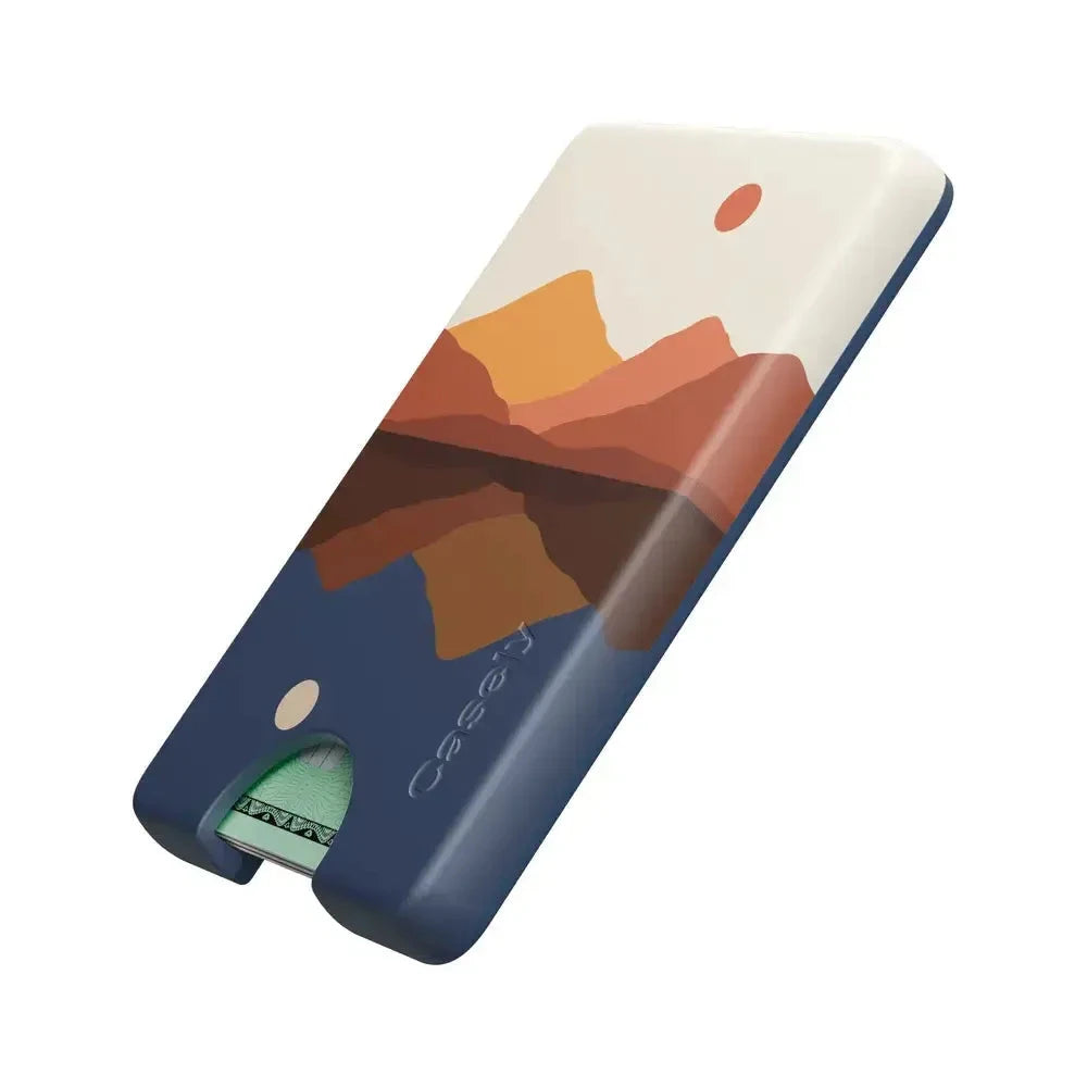 Opposites Attract Day & Night Colorblock Mountains MagWallet - Thumbnail 3