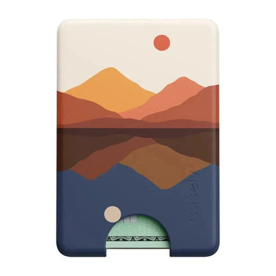 Opposites Attract | Day & Night Colorblock Mountains MagWallet MagWallet get.casely 
