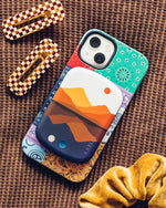 Opposites Attract | Day & Night Colorblock Mountains Power Pod Power Pod get.casely 