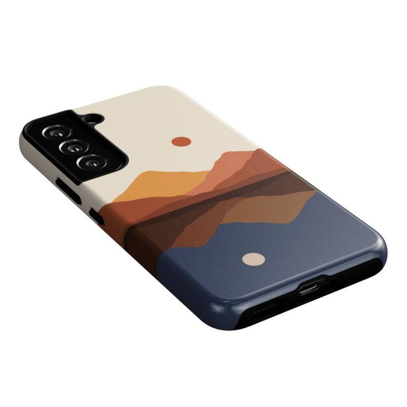 Opposites Attract | Day & Night Colorblock Mountains Samsung Case Samsung Case Casetry 