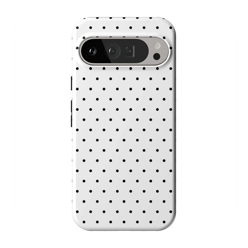 On the Dot | White Polka Dot Case