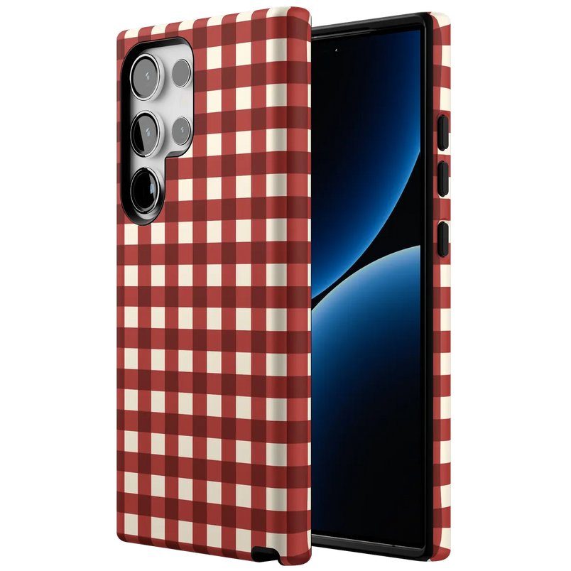 Checked Twice | Red Plaid Case
