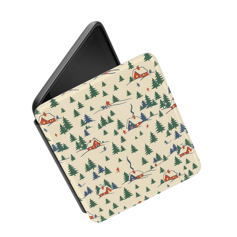Chalet All Day | Winter Village Kindle Case