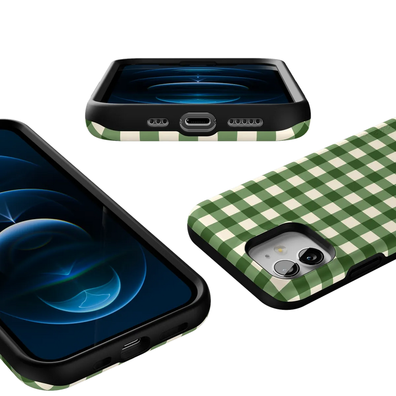 Checked Twice | Green Plaid Case