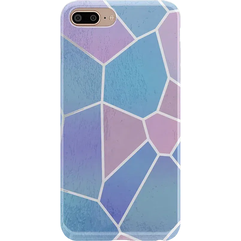 Other Side | Holographic Metallic Stained Glass Marble Case iPhone Case get.casely Classic iPhone 6/7/8 Plus 