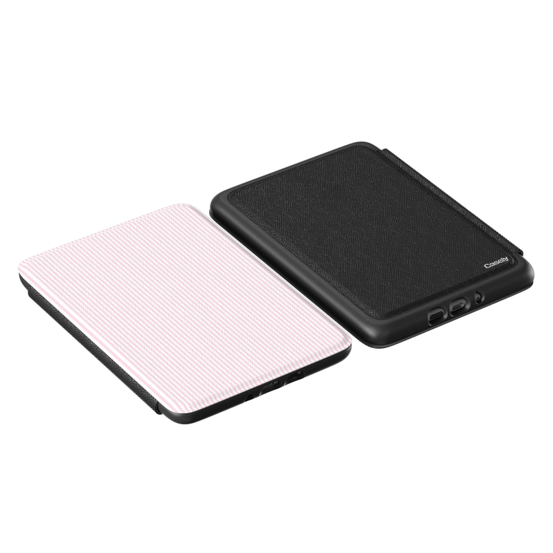 Stripes and the City | Light Pink Pinstripe Kindle Case