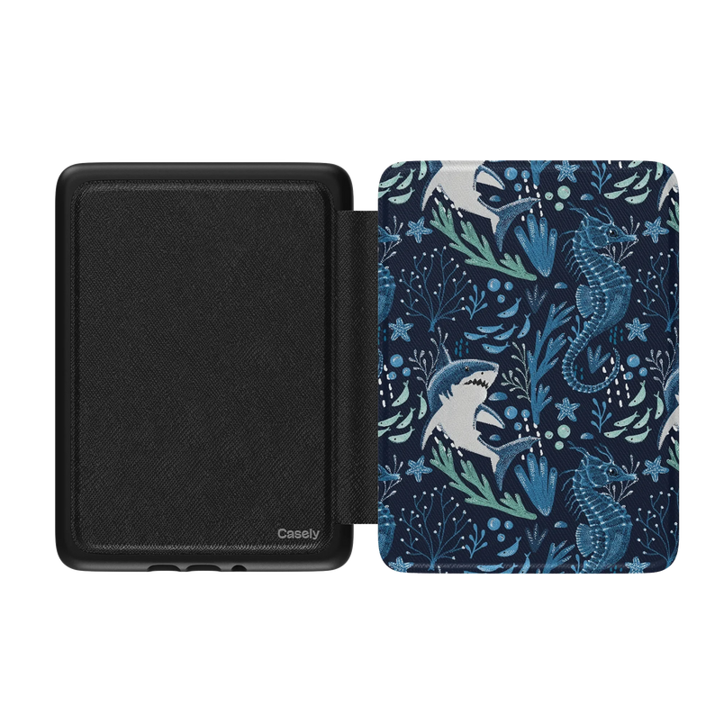 Midnight Reef | Shark Print Kindle Case