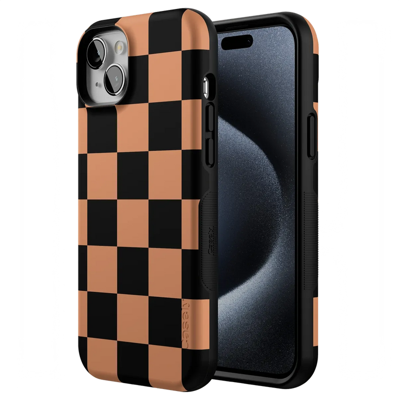 Fit Check | Black & Brown Checkerboard Case