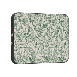 Sage Garden | Green Floral Laptop Case