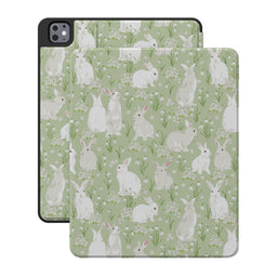Hop to it | Green Bunny iPad Case