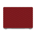 On the Dot | Maroon Polka Dot Laptop Shell - 13.6" MacBook Air