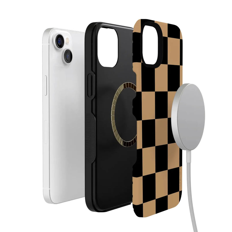 Fit Check | Black & Brown Checkerboard Case