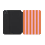 Perfect Stripes | Orange & Pink Stripes iPad Case