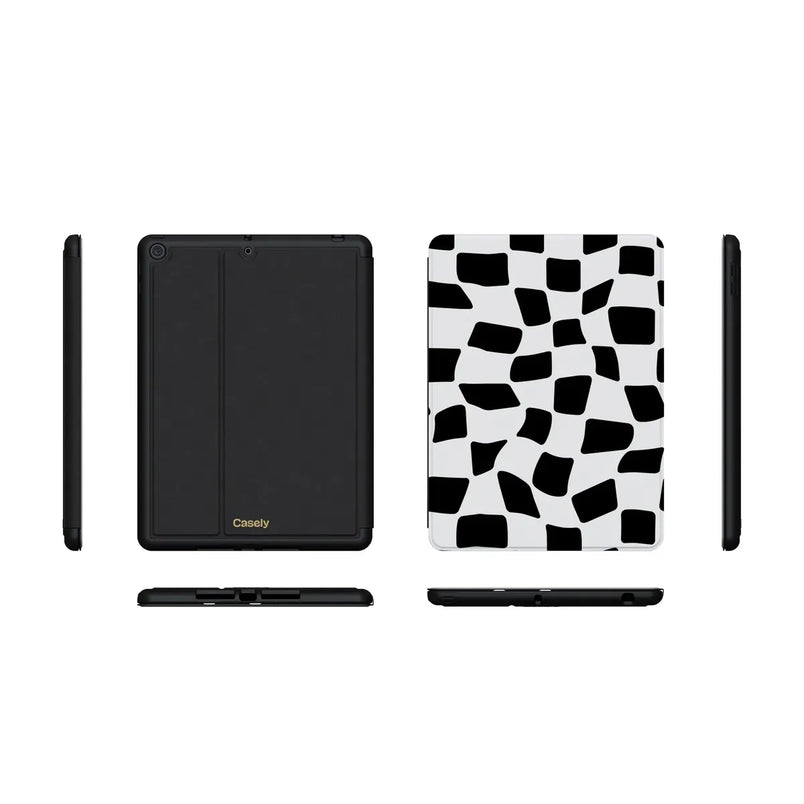 Funky Checkerboard | High Contrast Design iPad Case