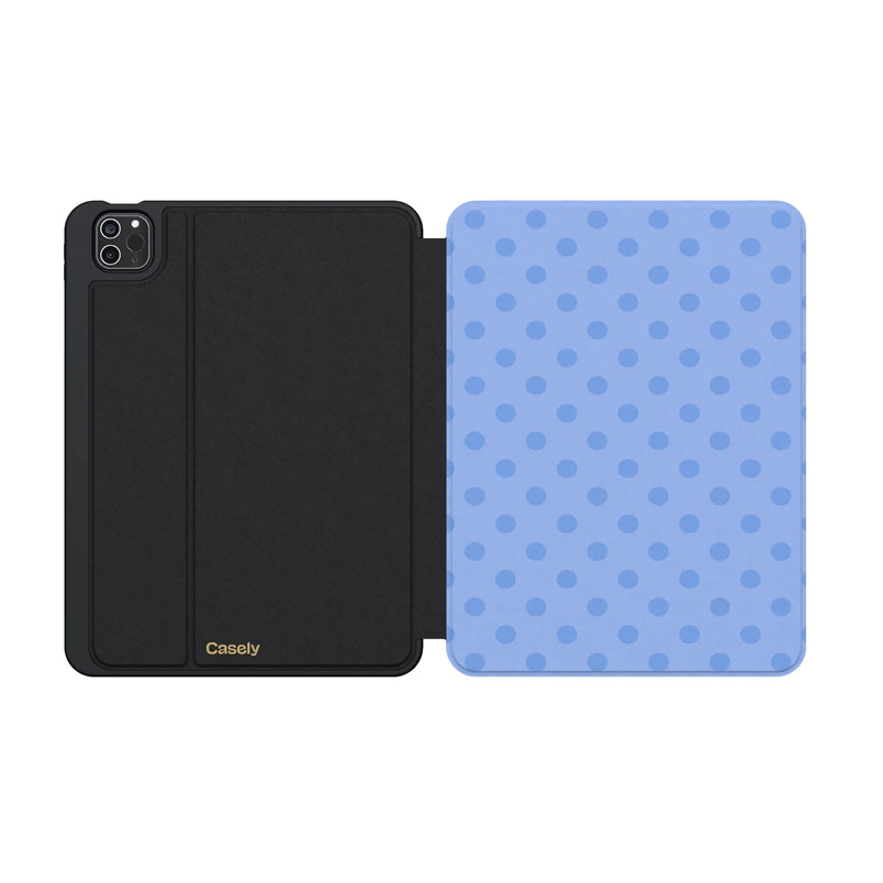 Spotted in SoHo | Periwinkle Polka Dot iPad Case