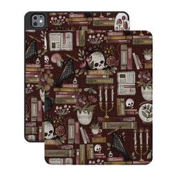 Gothic Noir | Spooky Bookshelf iPad Case