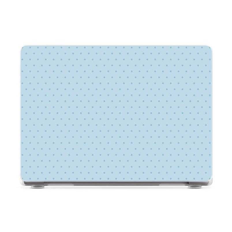 On the Dot | Blue Monochrome Polka Dot Laptop Shell - 13.6" MacBook Air